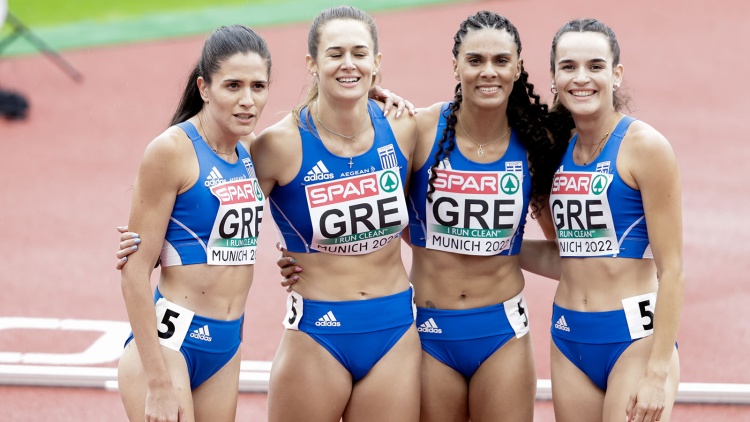 14&eta; &sigma;&tau;&eta;&nu; &Epsilon;&upsilon;&rho;ώ&pi;&eta; &eta; 4x400 &gamma;&upsilon;&nu;&alpha;&iota;&kappa;ώ&nu; &mu;&epsilon; &tau;&rho;&omicron;&mu;&epsilon;&rho;ή &Gamma;&nu;&alpha;&phi;ά&kappa;&eta;!
