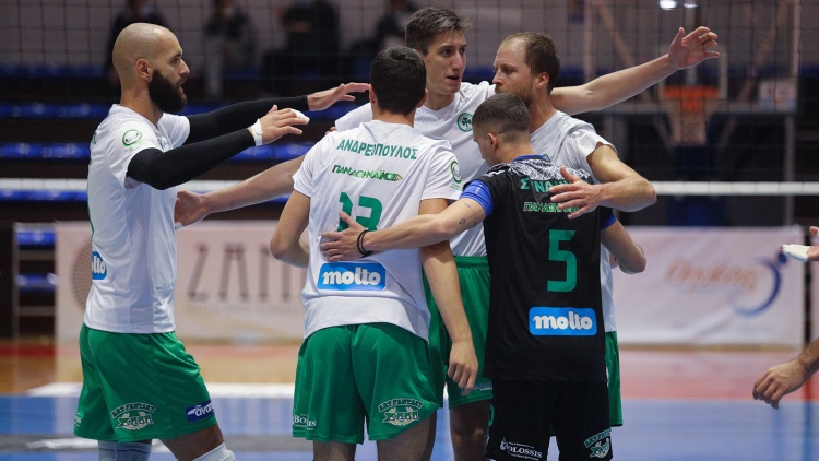 &laquo;&Pi;&rho;ά&sigma;&iota;&nu;&omicron; &phi;&omega;&sigmaf;&raquo; &gamma;&iota;&alpha; &tau;&eta;&nu; &epsilon;&pi;&alpha;&nu;&epsilon;&kappa;&kappa;ί&nu;&eta;&sigma;&eta; &tau;&eta;&sigmaf; Volley League