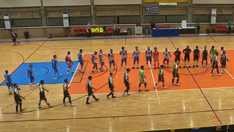 Futsal: &Nu;ί&kappa;&eta; &sigma;&tau;&omicron; &Mu;&epsilon;&tau;&sigmaf; &gamma;&iota;&alpha; &tau;&omicron;&nu; &Pi;&alpha;&nu;&alpha;&theta;&eta;&nu;&alpha;ϊ&kappa;ό