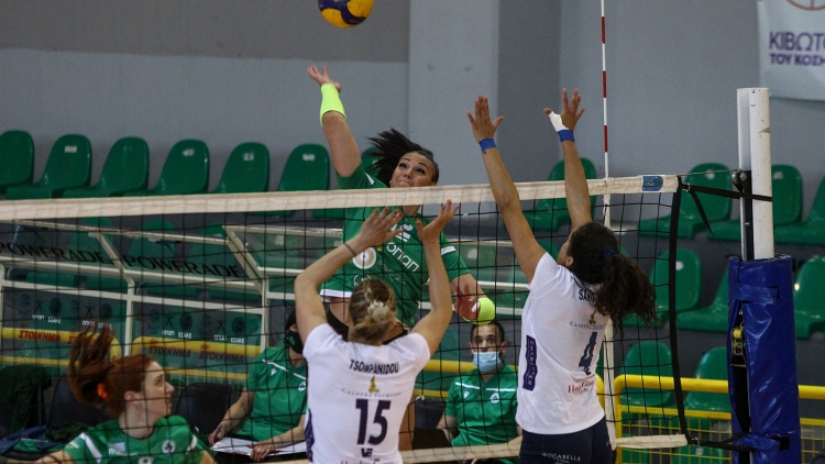 &Mu;&epsilon; Play Off &eta; Volley League &gamma;&upsilon;&nu;&alpha;&iota;&kappa;ώ&nu;
