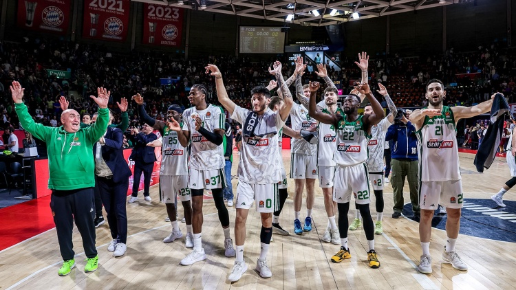 &Eta; &beta;&alpha;&theta;&mu;&omicron;&lambda;&omicron;&gamma;ί&alpha; &tau;&eta;&sigmaf; EuroLeague &mu;&epsilon;&tau;ά &tau;&eta; &nu;ί&kappa;&eta; &tau;&omicron;&upsilon; &Pi;&alpha;&nu;&alpha;&theta;&eta;&nu;&alpha;ϊ&kappa;&omicron;ύ &sigma;&tau;&omicron; &Mu;ό&nu;&alpha;&chi;&omicron;