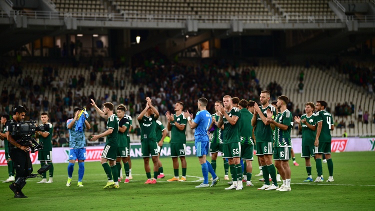Conference League: &Mu;&epsilon; &Mu;&pi;&epsilon;&sigma;ί&kappa;&tau;&alpha;&sigmaf; ή &Chi;&rho;ά&nu;&tau;&epsilon;&tau;&sigmaf; &Kappa;&rho;ά&lambda;&omicron;&beta;&epsilon; &omicron; &Pi;&alpha;&nu;&alpha;&theta;&eta;&nu;&alpha;ϊ&kappa;ό&sigmaf; &sigma;&tau;&alpha; Playoffs