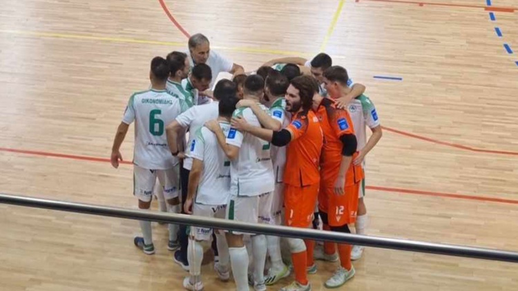 &laquo;&Epsilon;&xi;ά&sigma;&phi;&alpha;&iota;&rho;&omicron;&sigmaf;&raquo; &sigma;&tau;&omicron; futsal &Pi;&alpha;&nu;&alpha;&theta;&eta;&nu;&alpha;ϊ&kappa;ό&sigmaf;