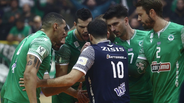 &Omicron;&iota; &alpha;&rho;&iota;&theta;&mu;&omicron;ί &tau;&omega;&nu; &laquo;&pi;&rho;ά&sigma;&iota;&nu;&omega;&nu;&raquo; &sigma;&tau;&eta; Volley League