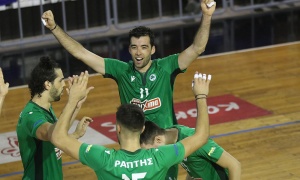 &Tau;&eta; &Delta;&epsilon;&upsilon;&tau;έ&rho;&alpha; (21/10) &eta; &kappa;&lambda;ή&rho;&omega;&sigma;&eta; &tau;&eta;&sigmaf; Volley League