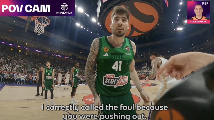 &Omicron; &tau;&epsilon;&lambda;&iota;&kappa;ό&sigmaf; &tau;&eta;&sigmaf; Euroleague &alpha;&pi;ό &tau;&iota;&sigmaf; &kappa;ά&mu;&epsilon;&rho;&epsilon;&sigmaf; &tau;&omega;&nu; &delta;&iota;&alpha;&iota;&tau;&eta;&tau;ώ&nu; (vid)